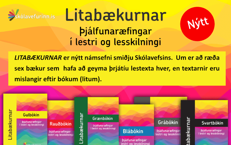Litabækurnar - Lesskilningur